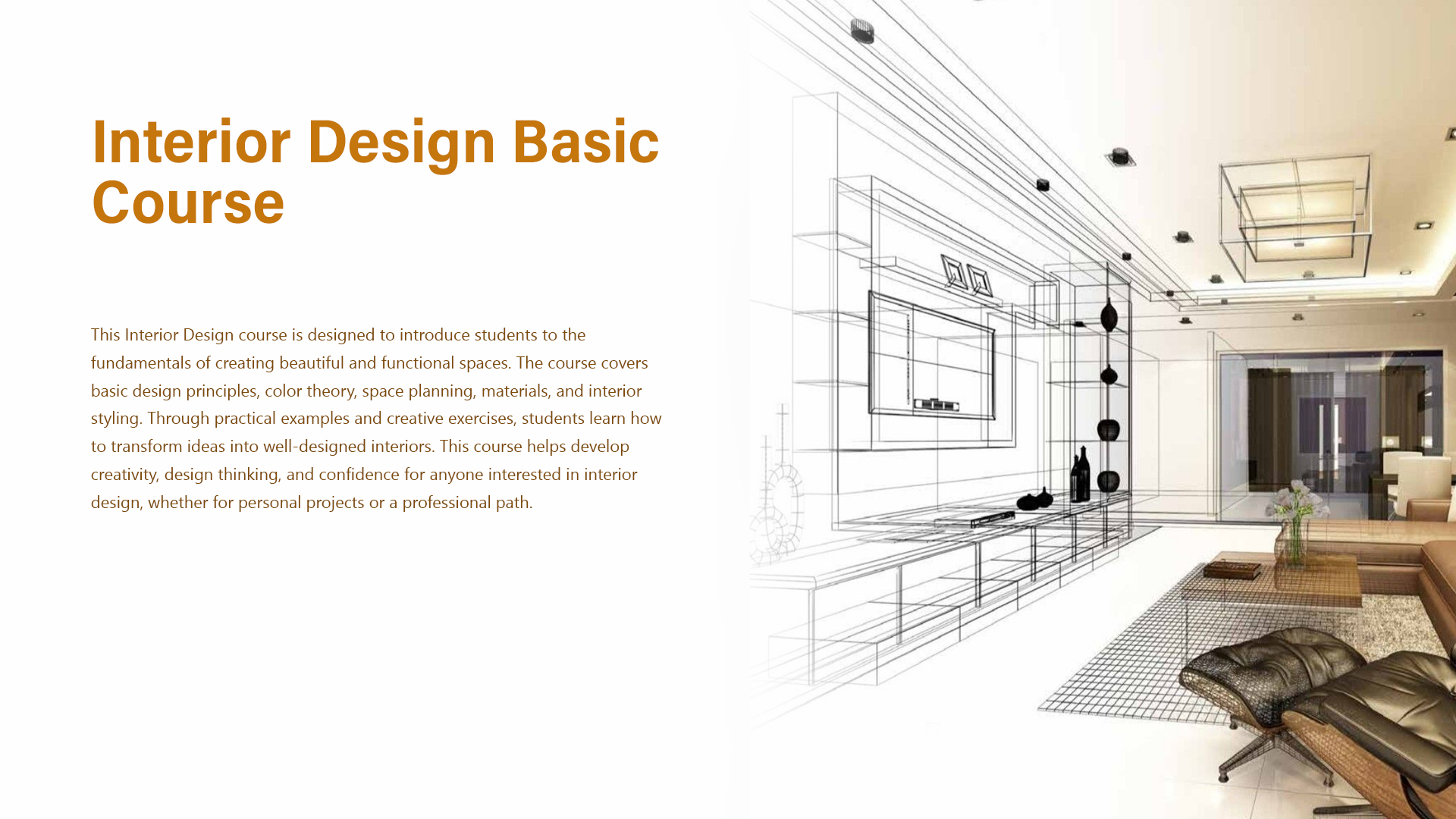Interior Design Basic Course